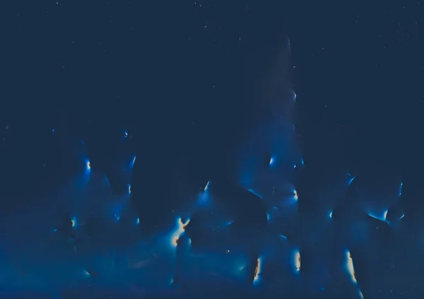 Grunge Üstüste Biniyor Yıllanmış Film Hasarlı Doku Mavi Turuncu Renk — Stok fotoğraf