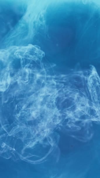 Vertical Video Paint Water Smoke Cloud Vapor Flow Sky Haze — Stock video