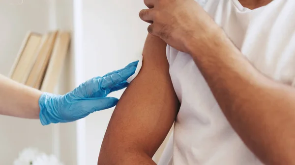 Una Vacuna Antigripal Vacuna Inoculación Prevención Del Virus Primer Plano —  Fotos de Stock