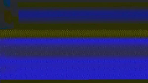Глюк Vhs Аналоговое Искажение Технологический Отказ Синий Желтый Цвет Зерна — стоковое фото