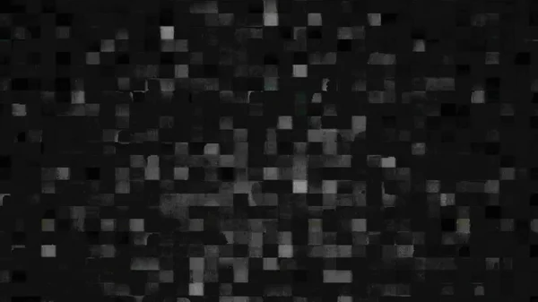 Obilná Textura Závada Pixelů Starý Televizní Šum Překrýval Rozostřené Černobílé — Stock fotografie
