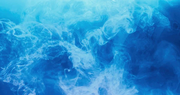 Nebelbeschaffenheit Rauchwolke Farbspritzer Himmelsdunst Blau Weiße Farbe Kalter Dampf Schwimmende — Stockfoto