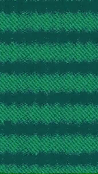 Вертикальне Відео Викривлення Кольорів Реальний Аналоговий Глюк Статичний Шум Зелено — стокове відео