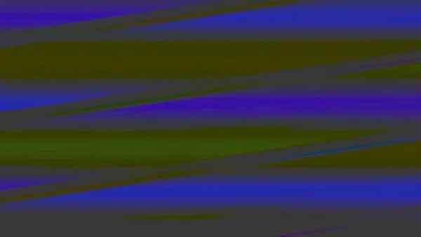 模拟故障Vhs噪音 技术扭曲 蓝色绿色条纹图案电子错误文物摘要图解背景 — 图库照片