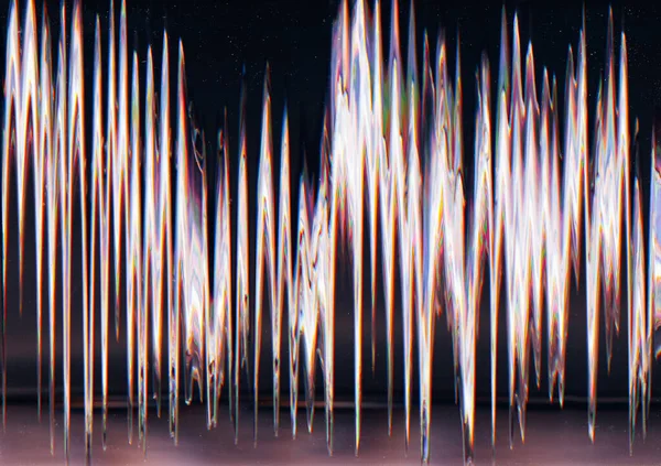 Textura Distorsiune Glitch Zgomot Artefacte Digitale Roz Violet Defect Frecvență — Fotografie, imagine de stoc