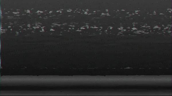 Аналоговий Глюк Статичний Шум Сигнальна Інтерференція Чорний Сірий Колір Vhs — стокове фото