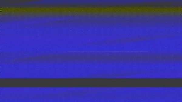 Analoge Storing Statische Ruis Signaalstoring Blauw Geel Zwart Kleur Vhs — Stockfoto
