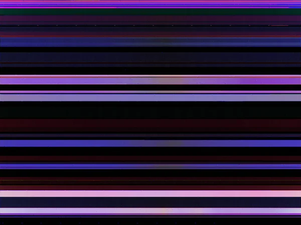 Аналоговий Глюк Стрічковий Шум Vhs Текстура Викривлення Фіолетовий Рожевий Синій — стокове фото