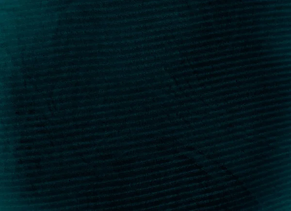 Proužkovaná Textura Abstraktní Pozadí Nerovnoměrná Struktura Tkanin Teal Modrá Barva — Stock fotografie