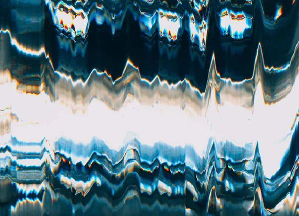 Bozulma Geçmişi Arıza Sesi Sıkıntılı Ekran Mavi Beyaz Turuncu Renkli — Stok fotoğraf