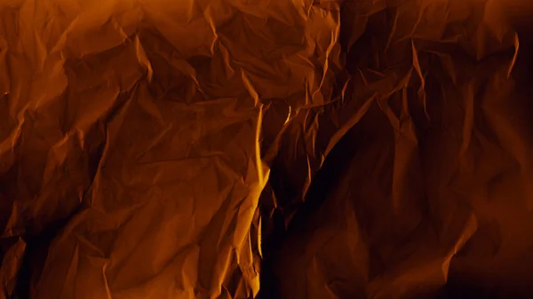 Выветриваемая Текстура Морщинистая Бумага Накладывается Пыль Царапает Шум Темно Оранжевой — стоковое фото