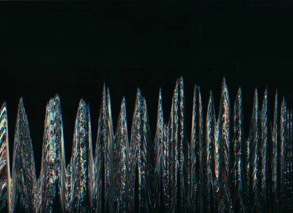 Panne Hintergrund Rauschtextur 8Bit Frequenz Rote Blaue Farbe Welle Artefakte — Stockfoto