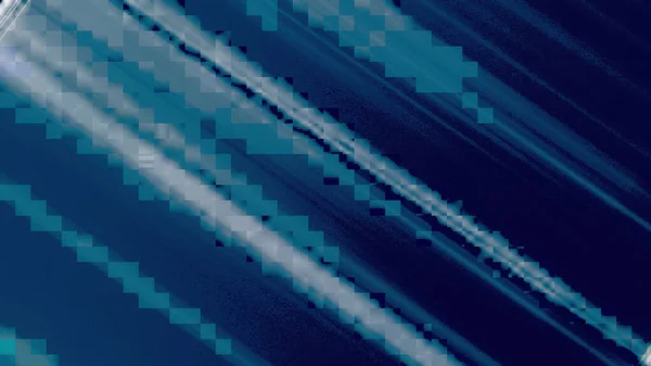 Digitální Závada Pixelová Struktura Statické Zkreslení Modrá Barva Obilí Šum — Stock fotografie