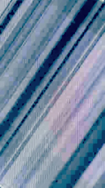 Rumori Pixel Artefatti Digitali Glitch Texture Difetto Elettronico Blu Rosa — Foto Stock