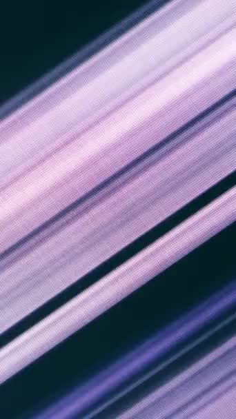 Video Vertical Glitch Digital Textura Zgomotului Efect Tranziţie Violet Albastru — Videoclip de stoc