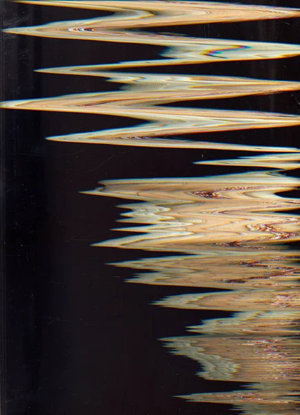 Arıza Dokusu Bozukluk Örtüsü Eski Film Efekti Turuncu Renkli Eserler — Stok fotoğraf