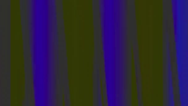 歪みノイズです Vhsグリッチ 古いテープの損傷 青緑の色のちらつき粒状縞伝送欠陥暗い抽象的な背景 — ストック動画