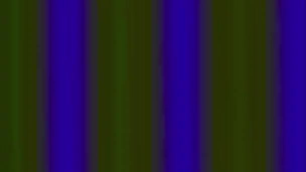 Vhs Glitch Distorsione Del Segnale Blu Verde Rosa Colore Reale — Video Stock