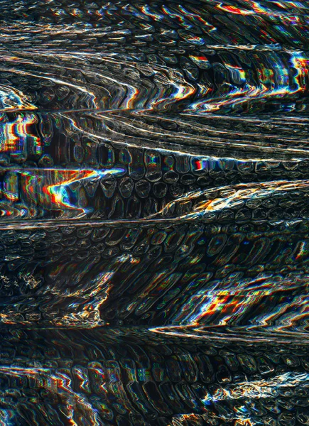 Distorsión Fallos Ruido Estático Textura Envoltura Burbuja Artefactos Onda Color —  Fotos de Stock