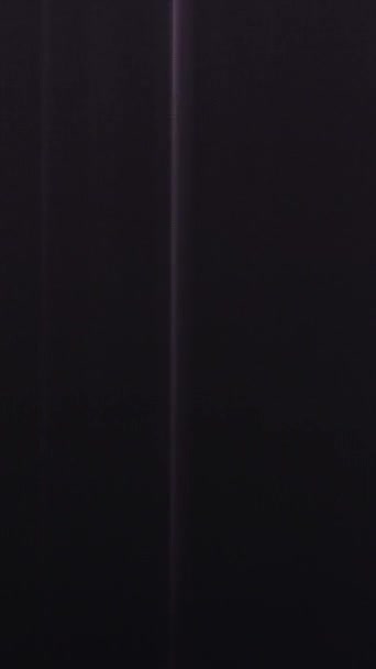 Вертикальне Відео Глюк Шум Ліпше Світло Цифрові Викривлення Фіолетовий Колір — стокове відео