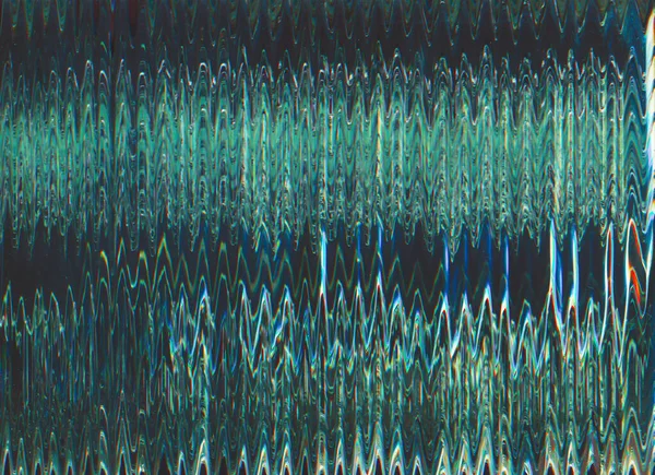 Глюк Текстуры Фона Звук Искажения Частотная Ошибка Артефакты Вибрации Зеленого — стоковое фото