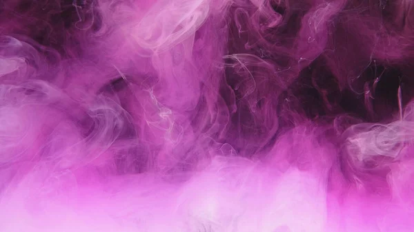 Краска Брызги Воды Цветное Облако Туман Ауры Розовый Фиолетовый Дым — стоковое фото
