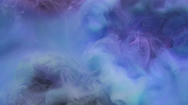 Kolor Mgły Tekstury Chmura Dymna Woda Atramentowa Mgła Eteryczna Niebieska — Zdjęcie stockowe