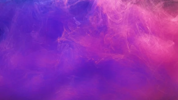 Neon mist texture. Ink water wave. Ethereal haze. Fantasy dream. Dreamlike air. Bright pink purple blue color fog abstract art background.