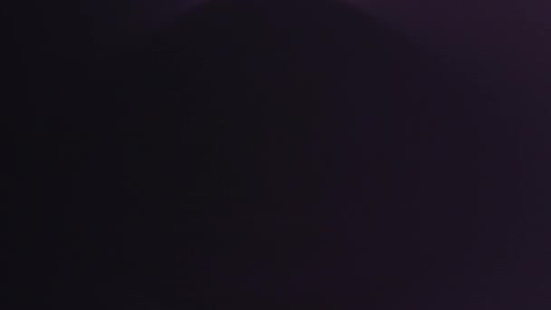 Сяюча Вихор Розмитий Фон Вихрове Коло Розфокусований Неоновий Фіолетовий Колір — стокове відео
