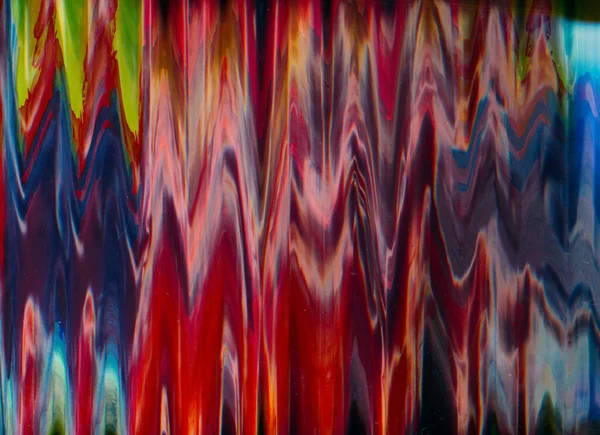 Kleurvervorming Achtergrond Glitch Kunst Frequentie Fout Neon Rood Blauw Roze — Stockfoto
