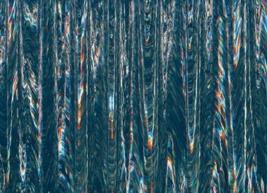 Bozulma geçmişi. Arıza dokusu. Statik gürültü. Koyu siyah illüstrasyon soyut duvar kağıdı üzerinde mavi renkli pikseller.