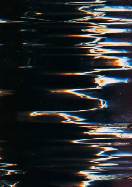 Наложение Глюка Шум Вибрации Цифровой Фон Черный Поцарапанный Дисплей Размытой — стоковое фото