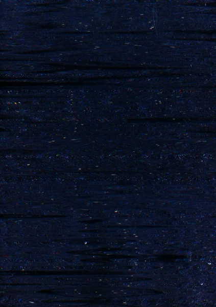 Poškrábaná Textura Hluk Poruchy Abstraktní Pozadí Tmavě Modrý Analogový Televizní — Stock fotografie
