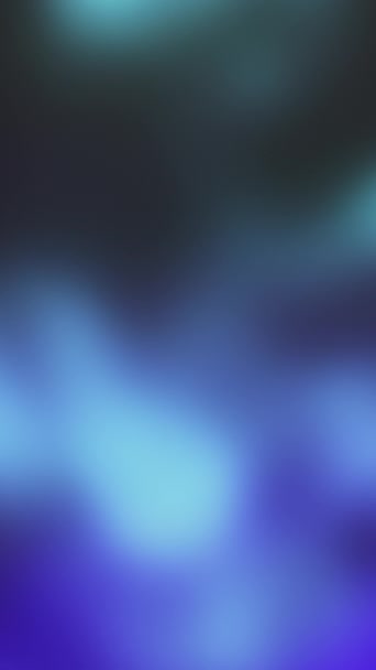 垂直ビデオ 色漏れ 光フレアをぼかす 雷雨の雲 集光ネオンダークブルーピンクグラデーションフラッシュグロー光線モーションソフトテクスチャ抽象的なフリースペース背景 — ストック動画