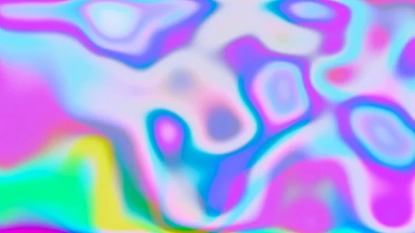 虹色の背景 ネオンの輝きをぼかす 蛍光ホログラフィックスペクトル シアンブルーピンクイエローグラデーションライトスポットアート抽象的なフリースペーステクスチャ — ストック写真