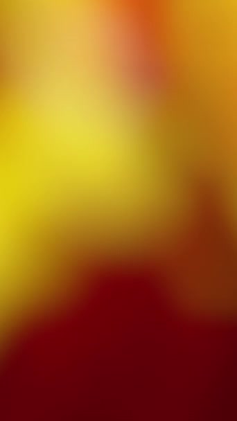 Verticale Video Waas Gloed Kleurverloop Zonneschijn Gedeocaliseerd Geel Rood Licht — Stockvideo