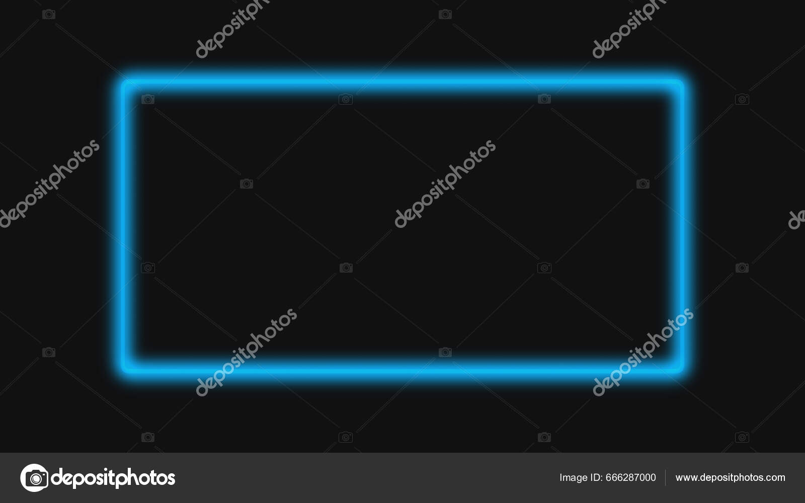 Moldura Brilhante Desfocada Fundo Luz Néon Retângulo Iluminação Led  Fluorescente — Foto © golubovy #666287000, image size:1600x1000