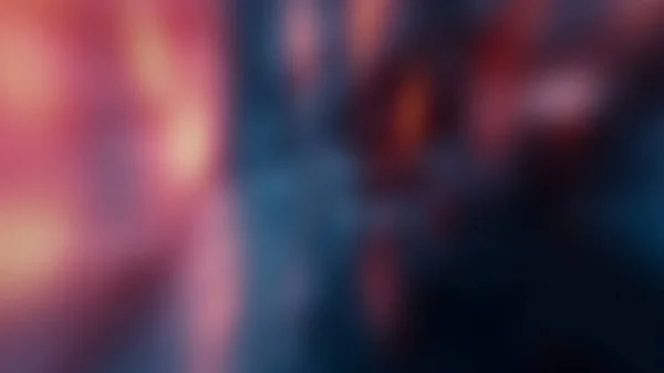 Defokussiertes Glühen Lichterglanz Feuerfunken Verwischen Dunkelblau Rot Farbe Strahl Leckmuster — Stockfoto