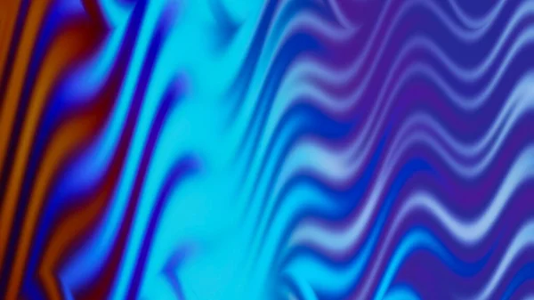 Neon Waves Blur Glow Fluorescent Curves Defocused Cyan Blue Purple — Stock Photo, Image