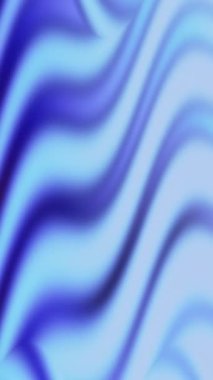 Dikey video. Dalgaların ışıltılı dokusu. Odaklanmamış neon ışığı. Gradyan kıvrımlar. Bulanık mavi, kırmızı, sarı, parlak, hareketli, soyut arkaplan.