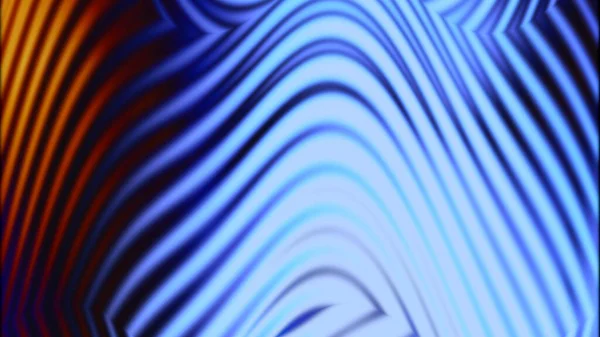 Neon Background Curve Stripes Blur Glow Defocused Luminescent Blue Orange — Stock Photo, Image