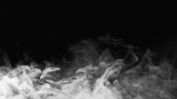 Fala Dymna Struktura Parowa Chmura Mgły Rozmycie Przezroczyste Białe Pary — Zdjęcie stockowe