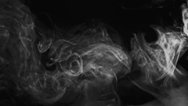 Nakładka Parę Chmura Dymna Wydech Dymu Defocus Biały Przezroczysty Mgła — Zdjęcie stockowe