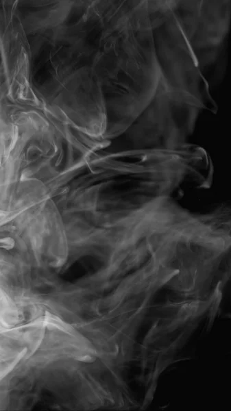 Chmura Dymna Mgła Tekstura Para Się Unosi Biała Przezroczysta Fala — Zdjęcie stockowe