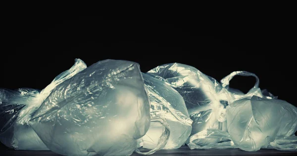 Atık Toplama Plastik Geri Dönüşüm Çevre Kirliliği Şişirilmiş Polietilen Paket — Stok fotoğraf