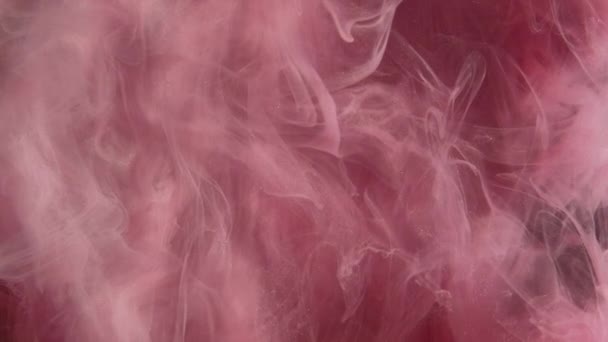 Колір Парової Хмари Текстура Туману Пар Плаває Рожевий Блискучий Жир — стокове відео