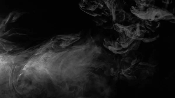 Sobreposição Névoa Onda Fumo Fume Flutuar Fluxo Textura Vapor Transparente — Fotografia de Stock