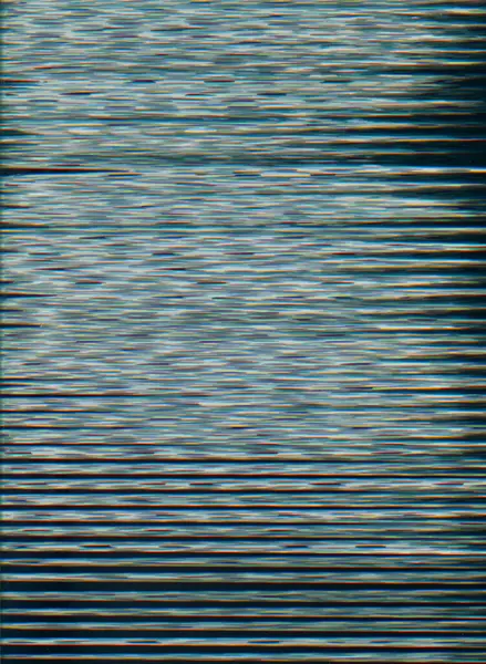 Texture Distorsion Scintillante Erreur Diffusion Signal Corrompu Bleu Noir Couleur — Photo