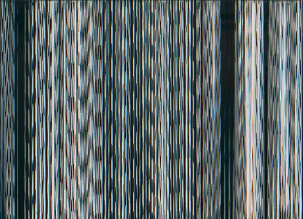 Analog Glitch Background Textura Barulhenta Deficiência Ecrã Preto Branco Estática — Fotografia de Stock