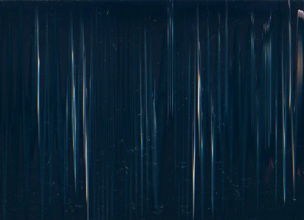 Sobreposição Velho Barulho Filme Textura Falha Laranja Azul Linhas Brancas — Fotografia de Stock